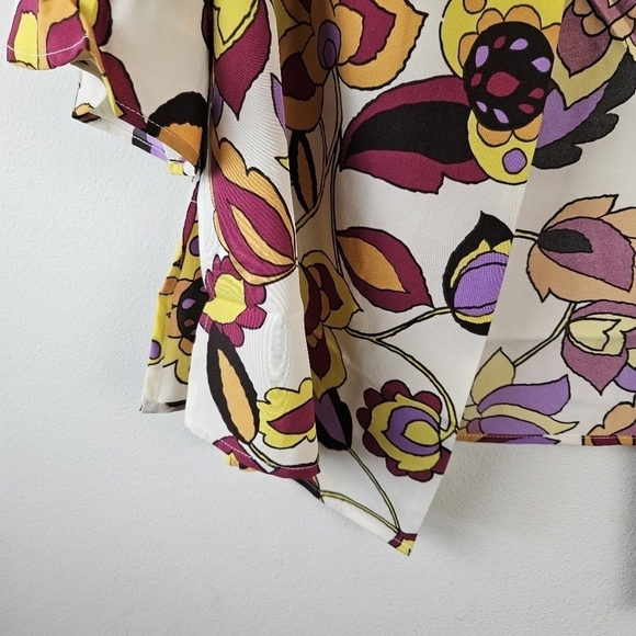 Modcloth Floral Bell Sleeves Kimono Size L/XL - Picture 9 of 13